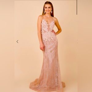 Nox Anabel Prom Dress Blush New with tag